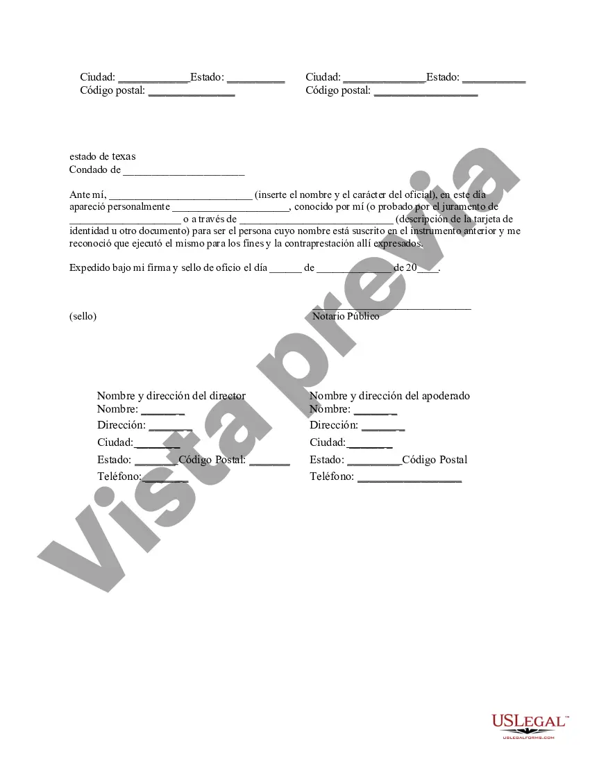 Preview Poder notarial limitado en el que se especifican poderes con ejemplos de poderes incluidos