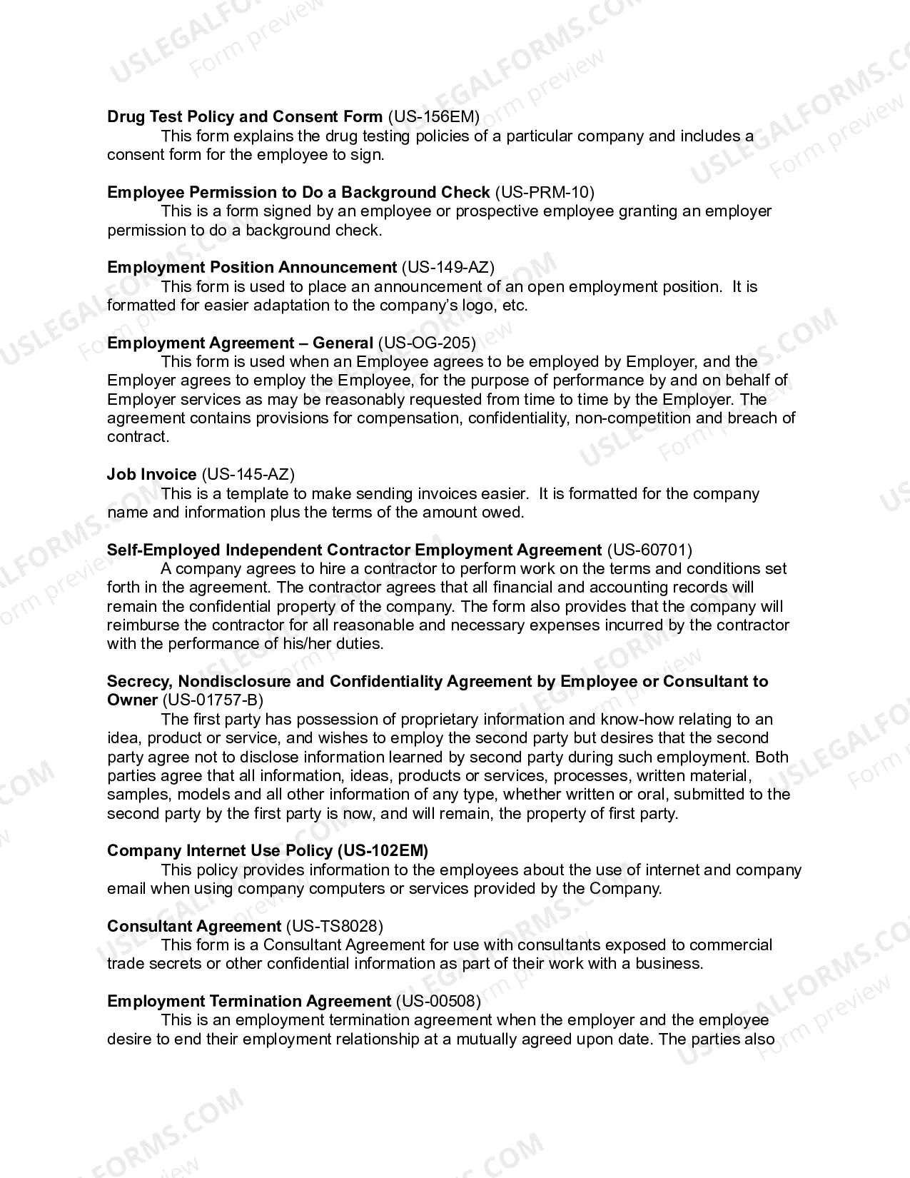 Preview Texas Sole Proprietorship Essential Startup Kit