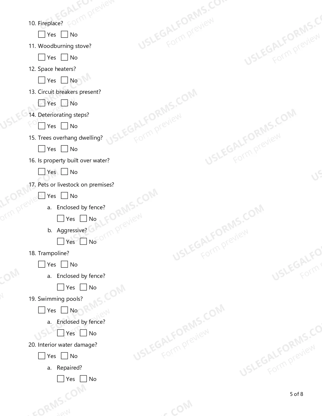 Preview Residential Property Condition Evaluation Report (VIP2)