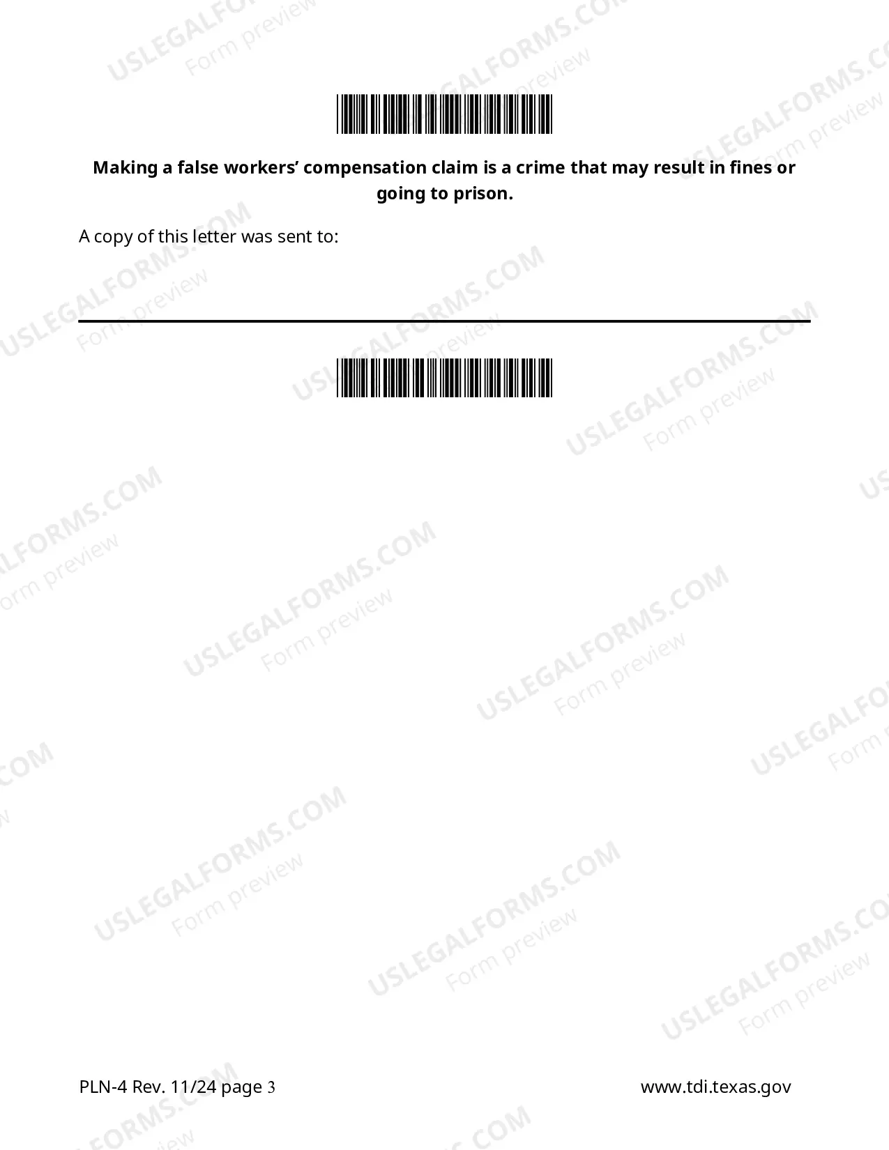 Preview Notice Regarding Eligibility for Lifetime Income Benefits