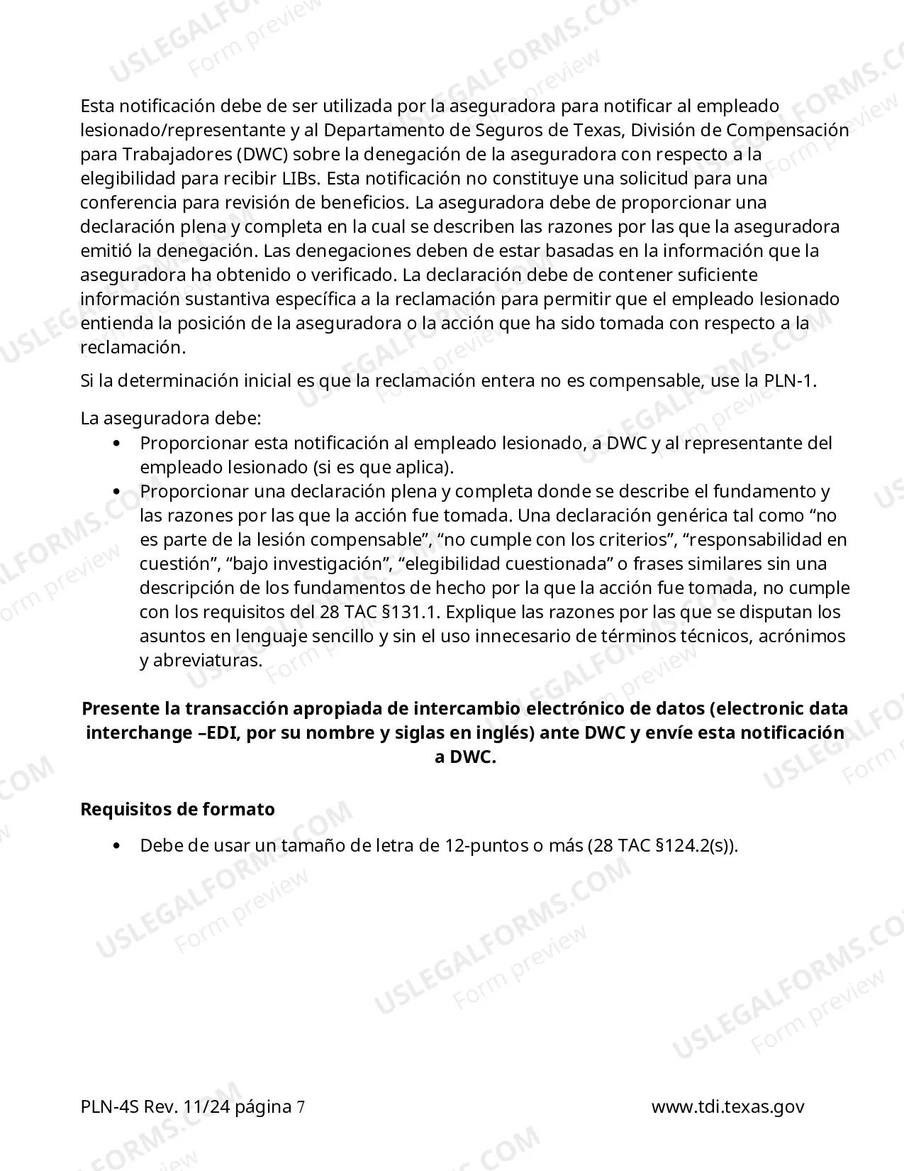 Preview Notice Regarding Eligibility for Lifetime Income Benefits