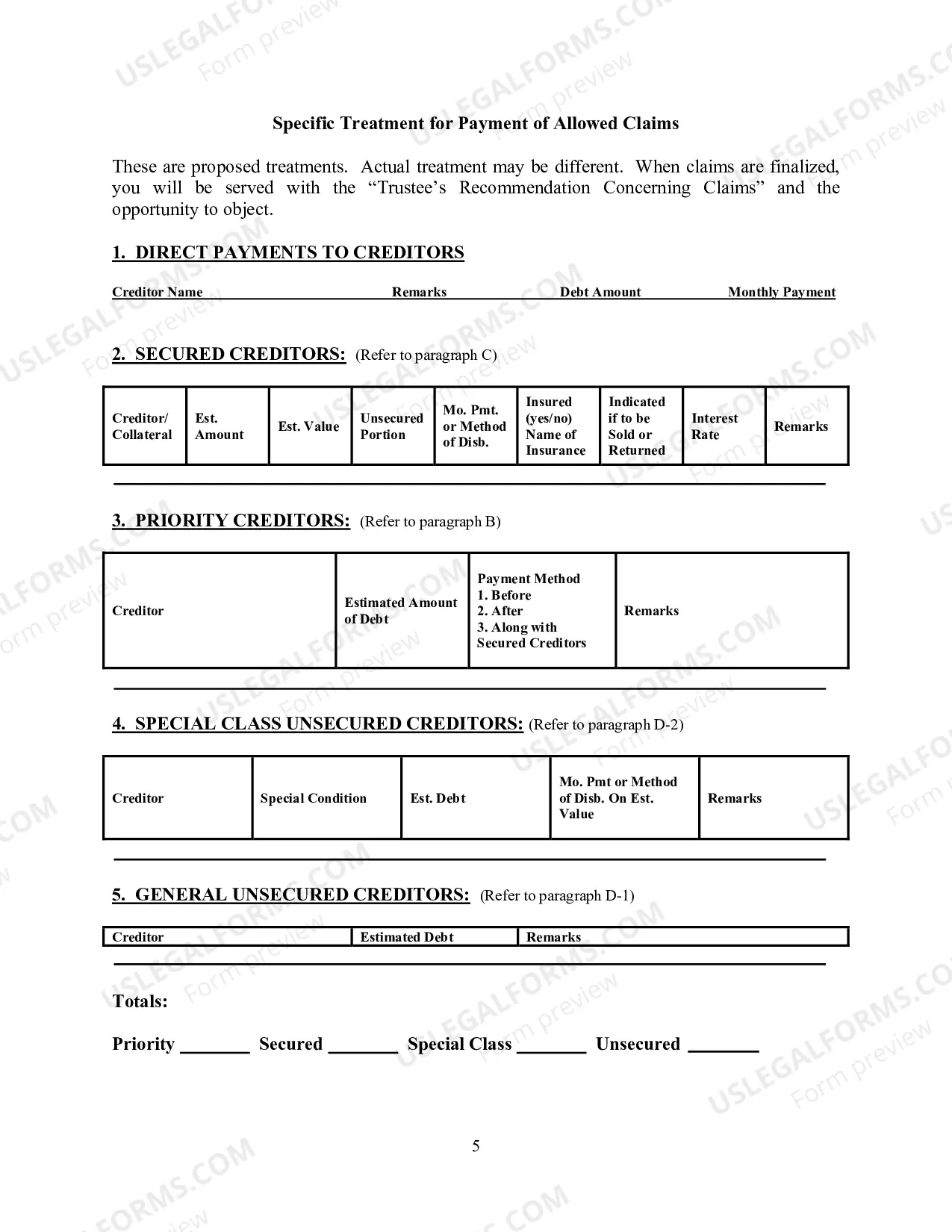 Preview Chapter 13 Plan Form - San Antonio Division (Effective for cases filed prior to November 1, 2017)