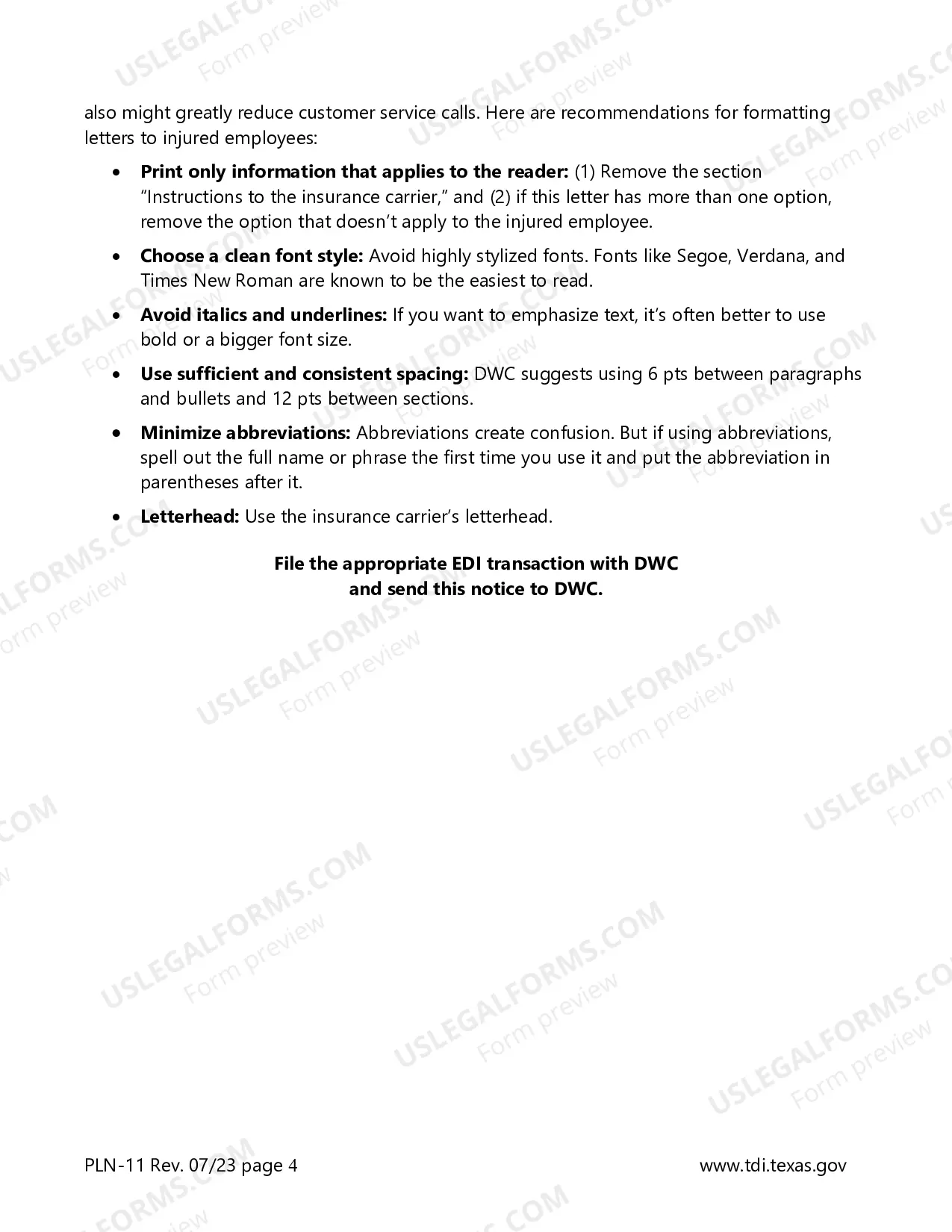 Preview Notice of Disputed Issues And Refusal To Pay Beneifts