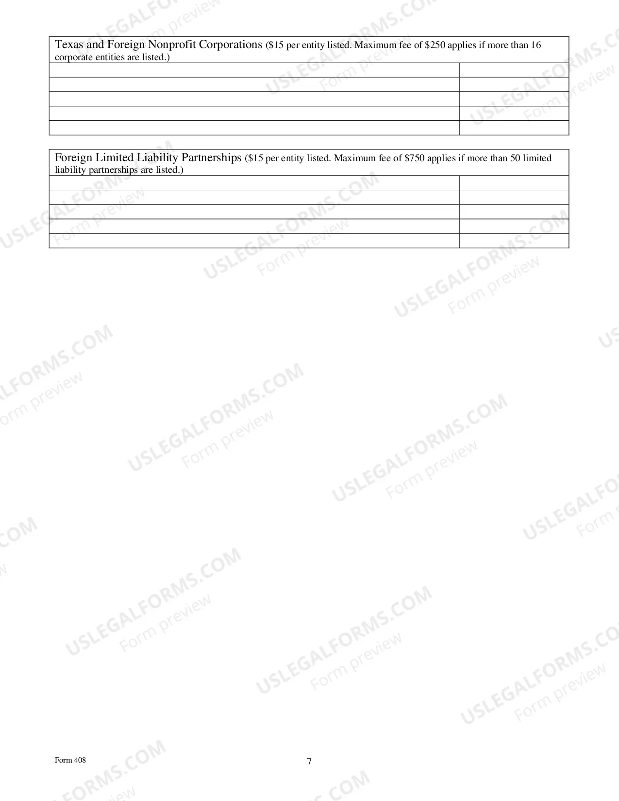 Preview Texas Change of Registered Agent or Address Change, or Resignation