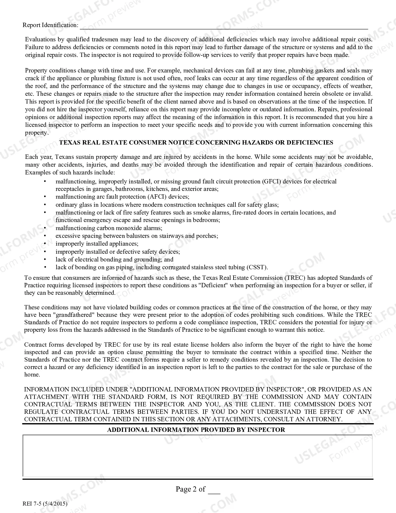 Preview Property Inspection Report