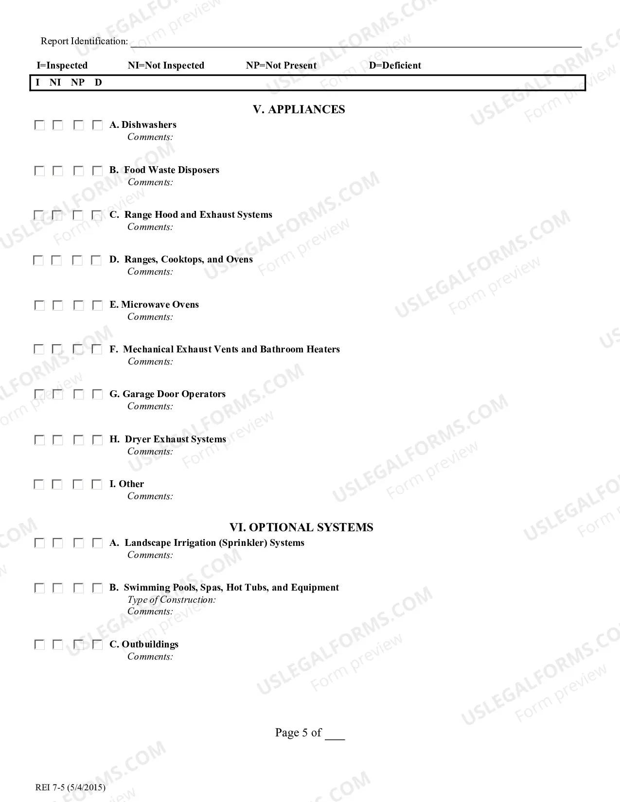 Preview Property Inspection Report