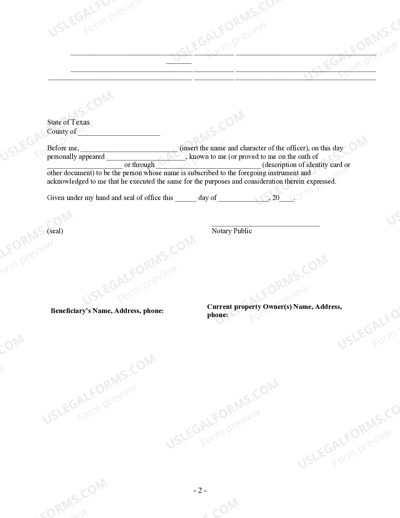 Preview Satisfaction of Deed of Trust - Mortgage - Individual Lender or Holder