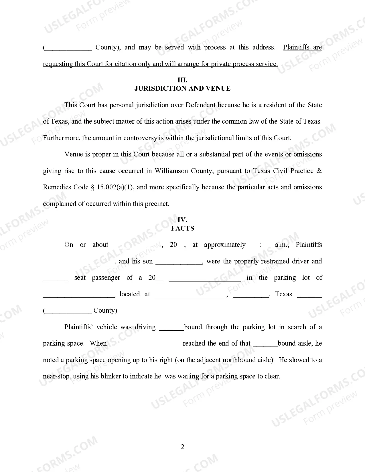 Preview Plaintiff's Original Petition