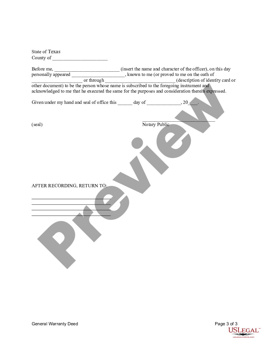 page 5 Warranty Deed for Community Property to Joint Tenancy preview