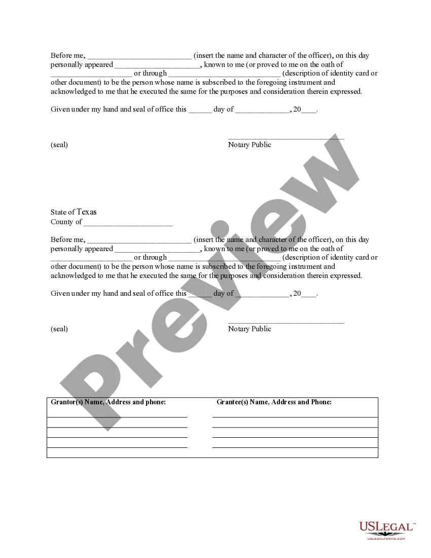 Preview Warranty Deed for Separate or Joint Property to Joint Tenancy