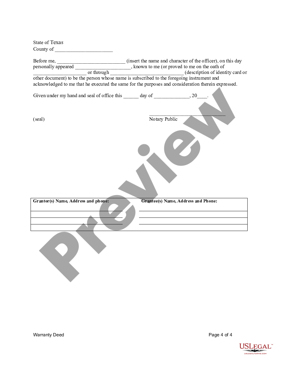 page 7 Warranty Deed for Three Individuals to One Individual with Reserved Life Estates preview