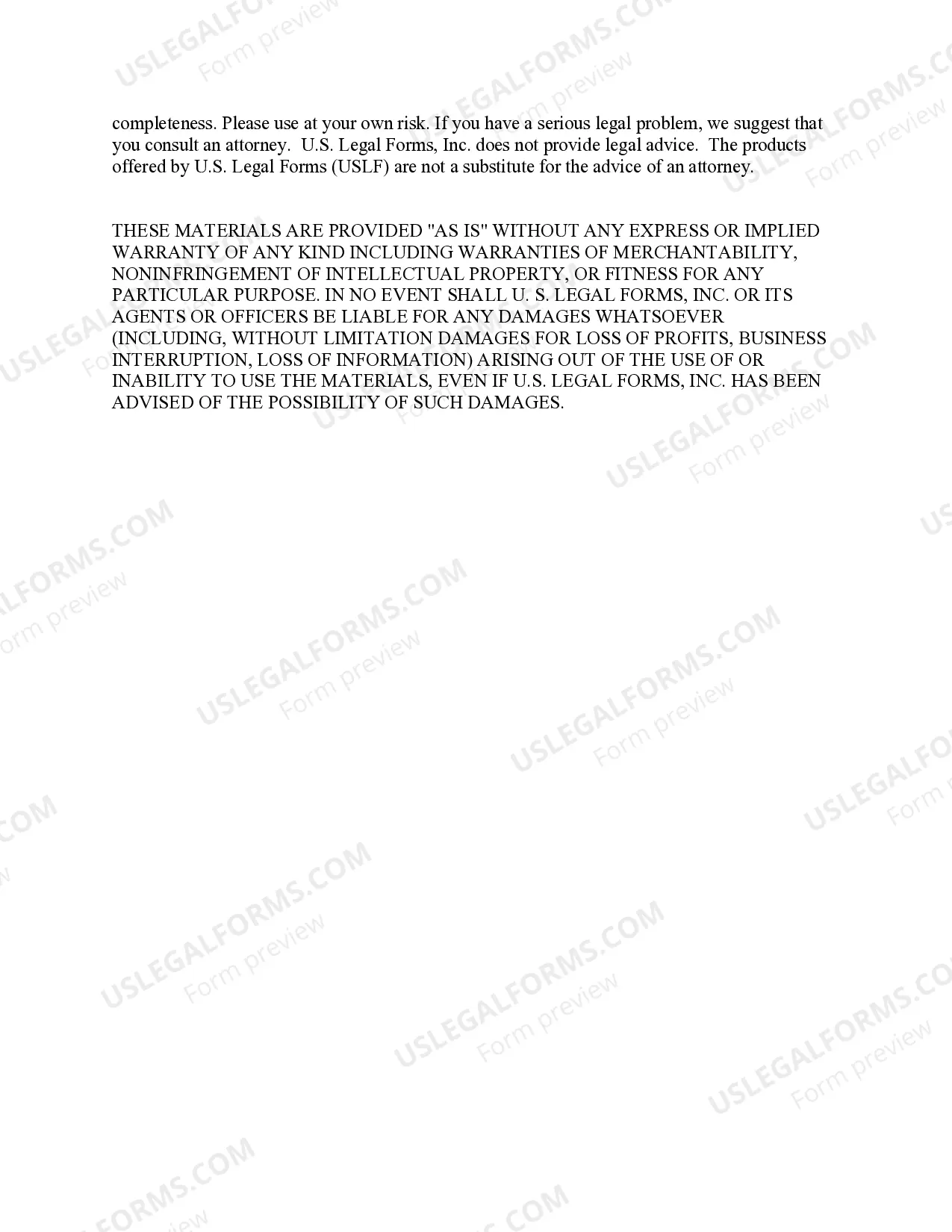 Preview Special Warranty Deed for LLC to Individual