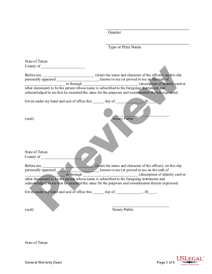 Texas Deed In Lieu Of Foreclosure Us Legal Forms 8559