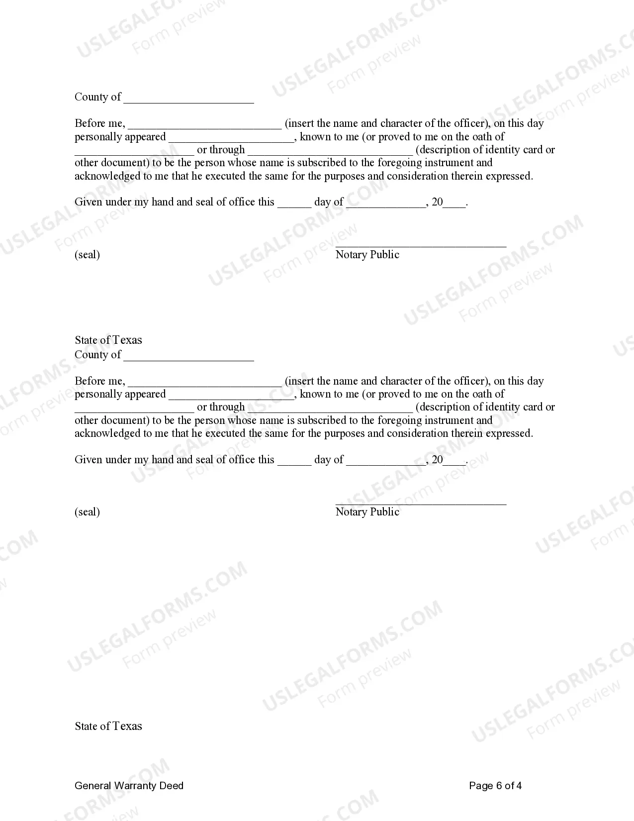 Preview General Warranty Deed for Husband and Wife and Individual to Husband and Wife