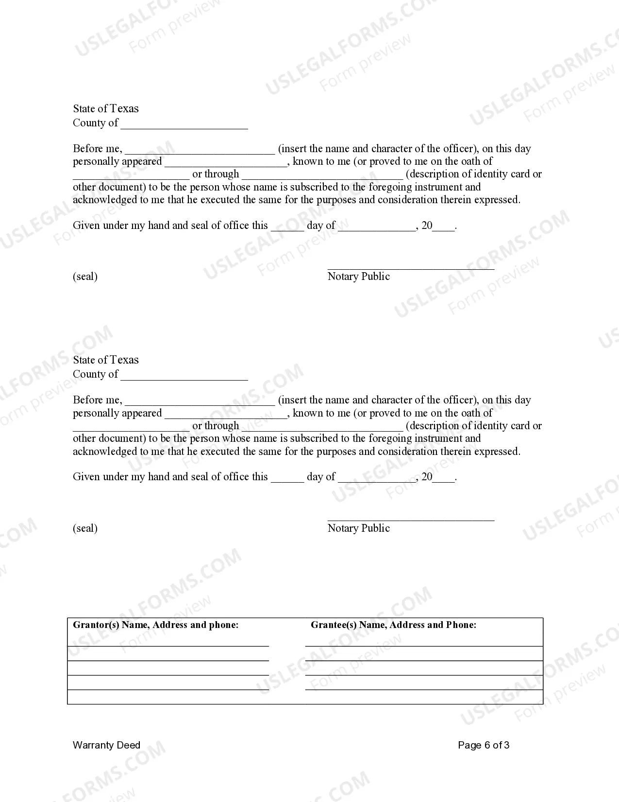 Preview Warranty Deed for Husband and Wife to Individual with Reserved Life Estates