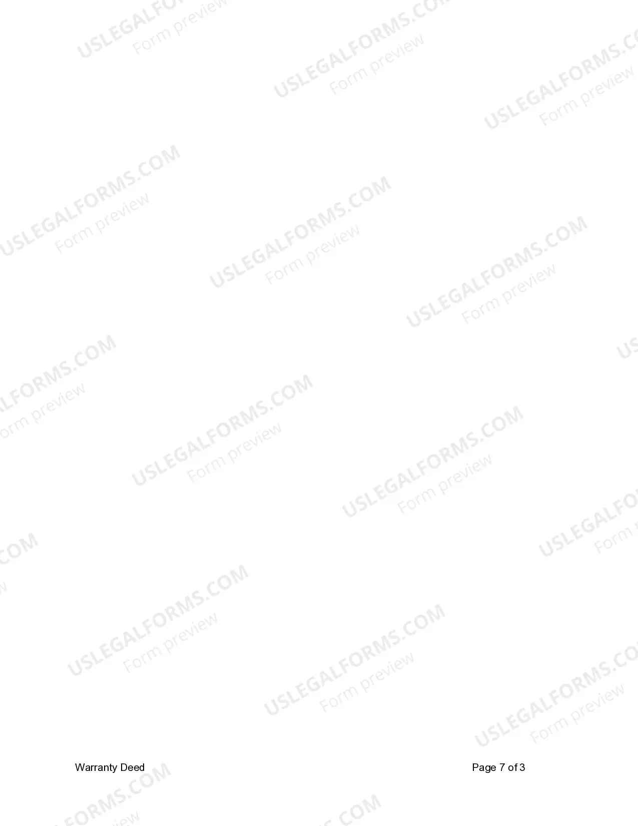 Preview Warranty Deed for Husband and Wife to Individual with Reserved Life Estates