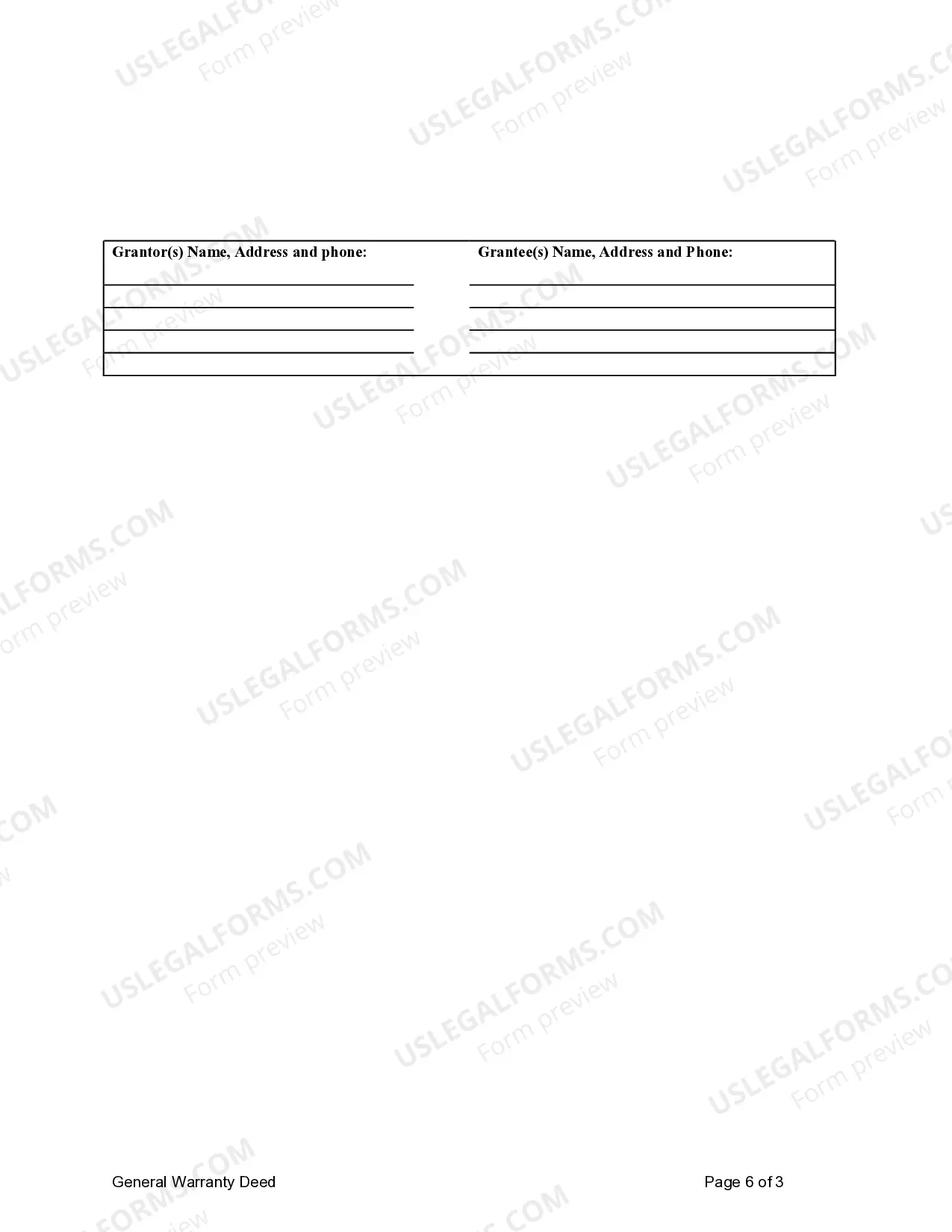 Preview Warranty Deed for Limited Partnership to Limited Partnership