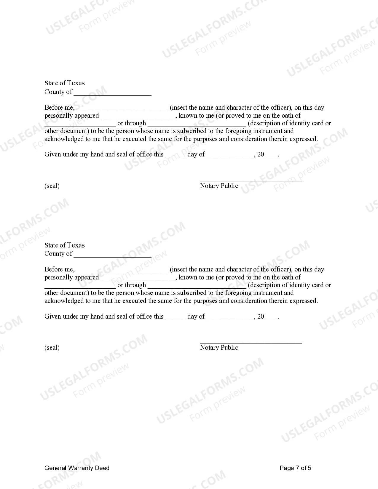 Preview General Warranty Deed for Two Individuals to Husband and Wife as Community Property with Rights of Survivorship