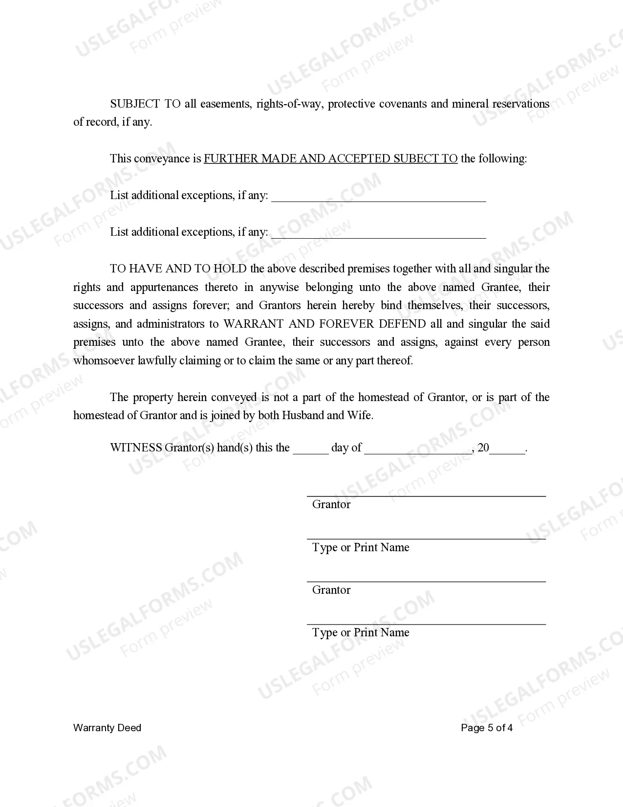 Preview Warranty Deed for Three Individuals to One Individual with Reserved Life Estates