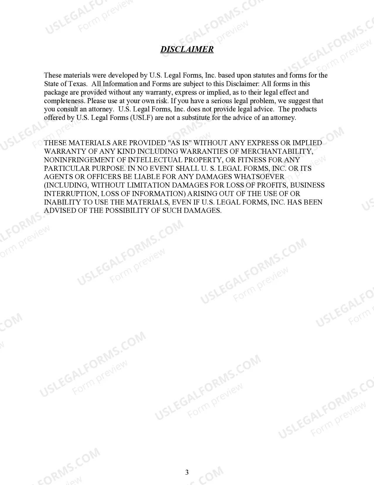 Preview Special Warranty Deed for Individual to Individual