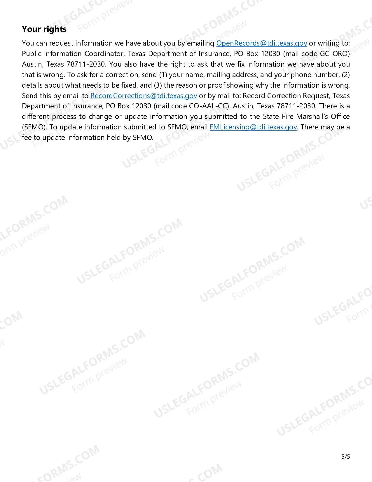 Preview Fire Alarm License Application
