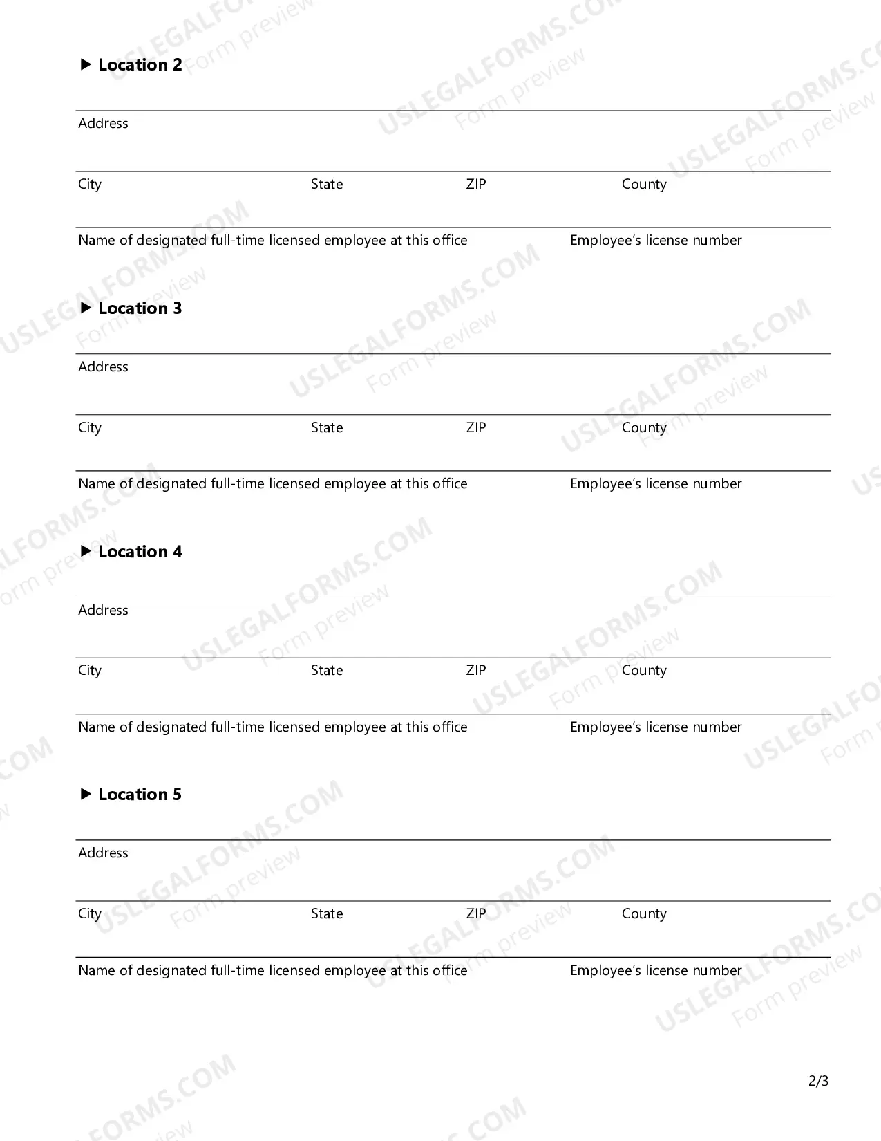 Preview Branch Office List For Renewal