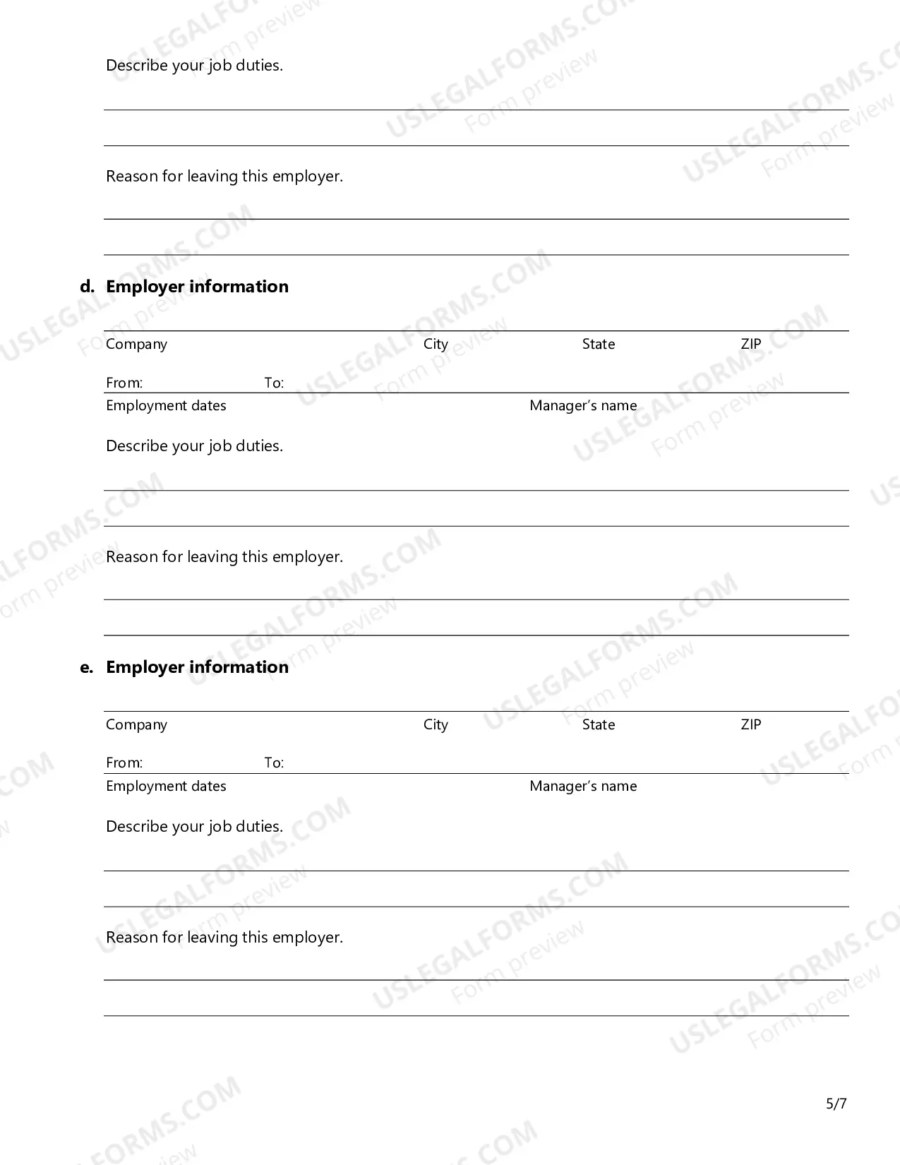 Preview Supplemental Criminal History Information