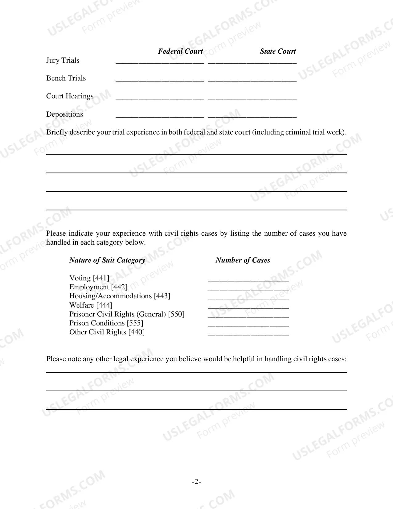 Preview The Civil Rights Volunteer Attorney Panel Program