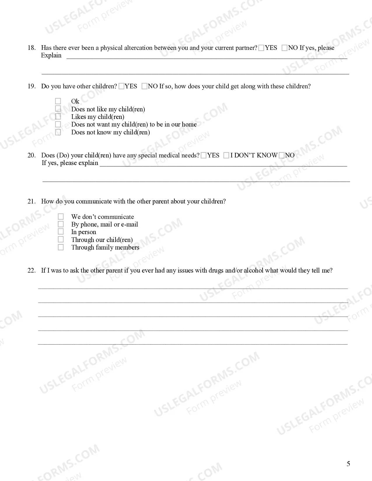 Preview Intervention Services Application