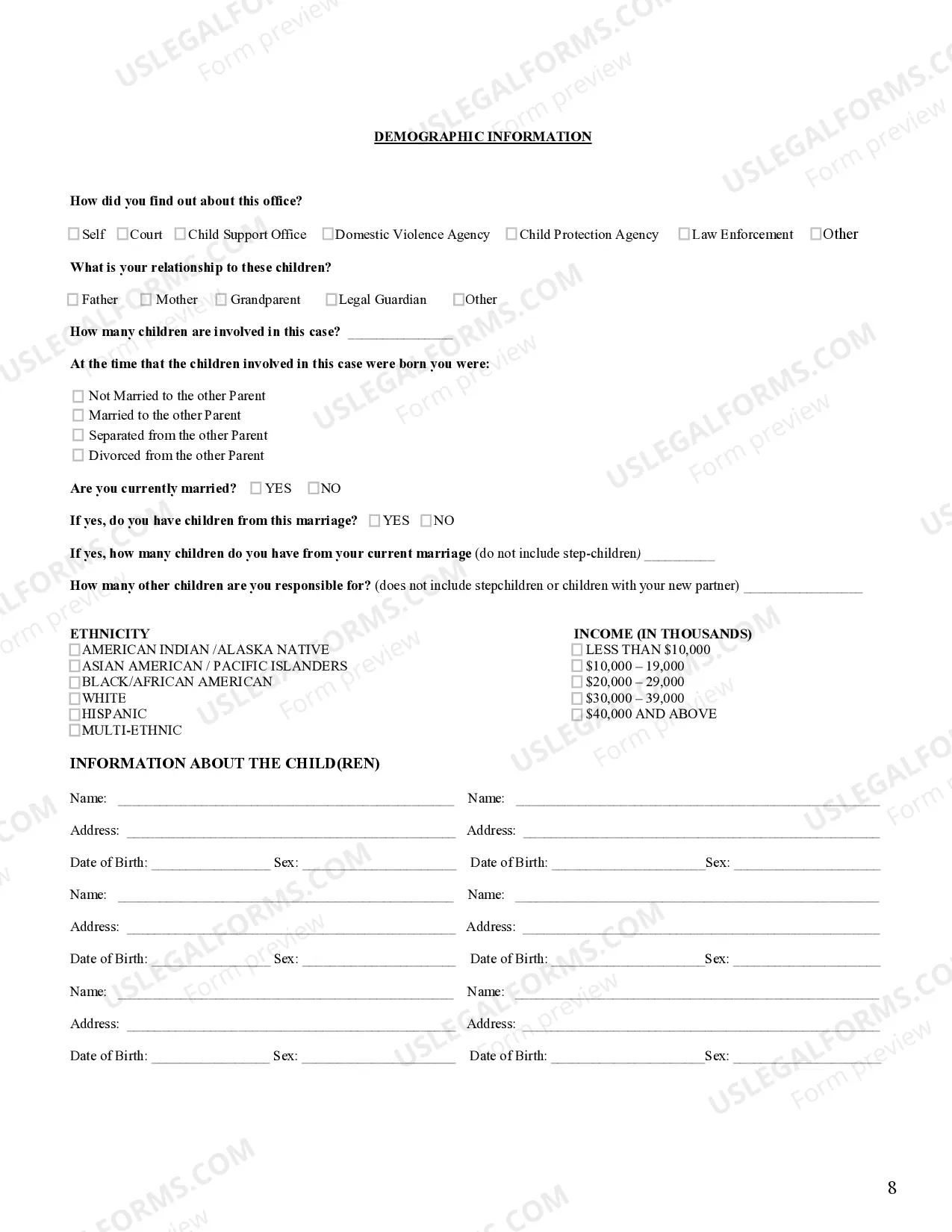 Preview Intervention Services Application