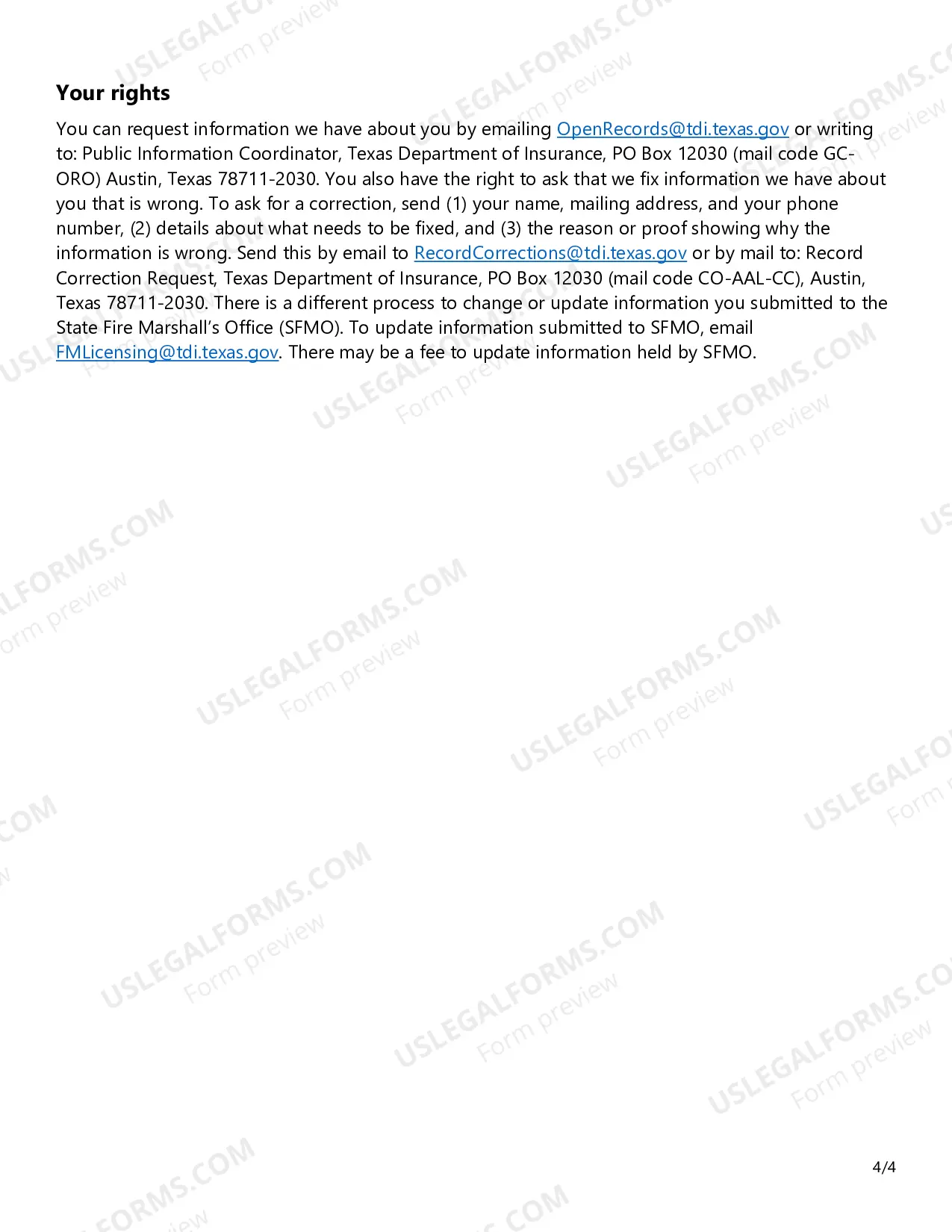 Preview Renewal Application - Fire Sprinkler Responsible Managing Employee