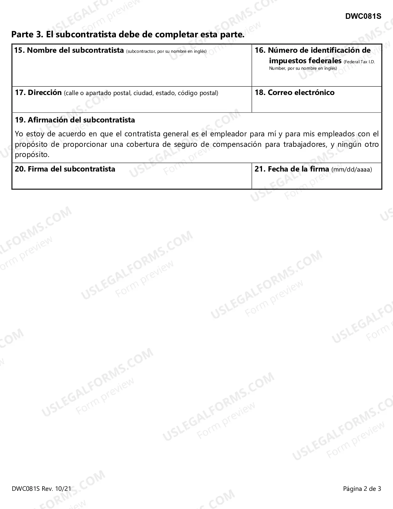 Preview Acuerdo Entre el Contratista General y el Sub Contratista