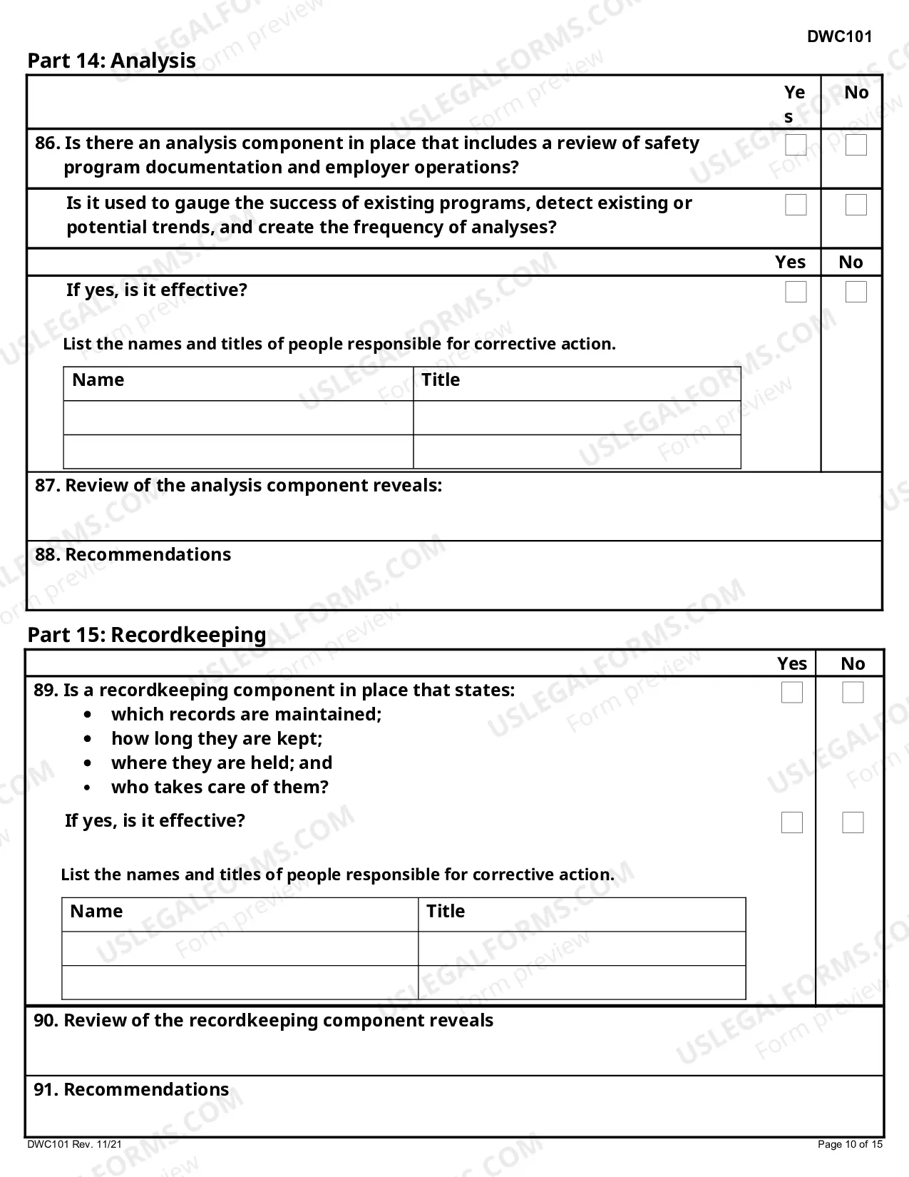 Preview Program Review Report