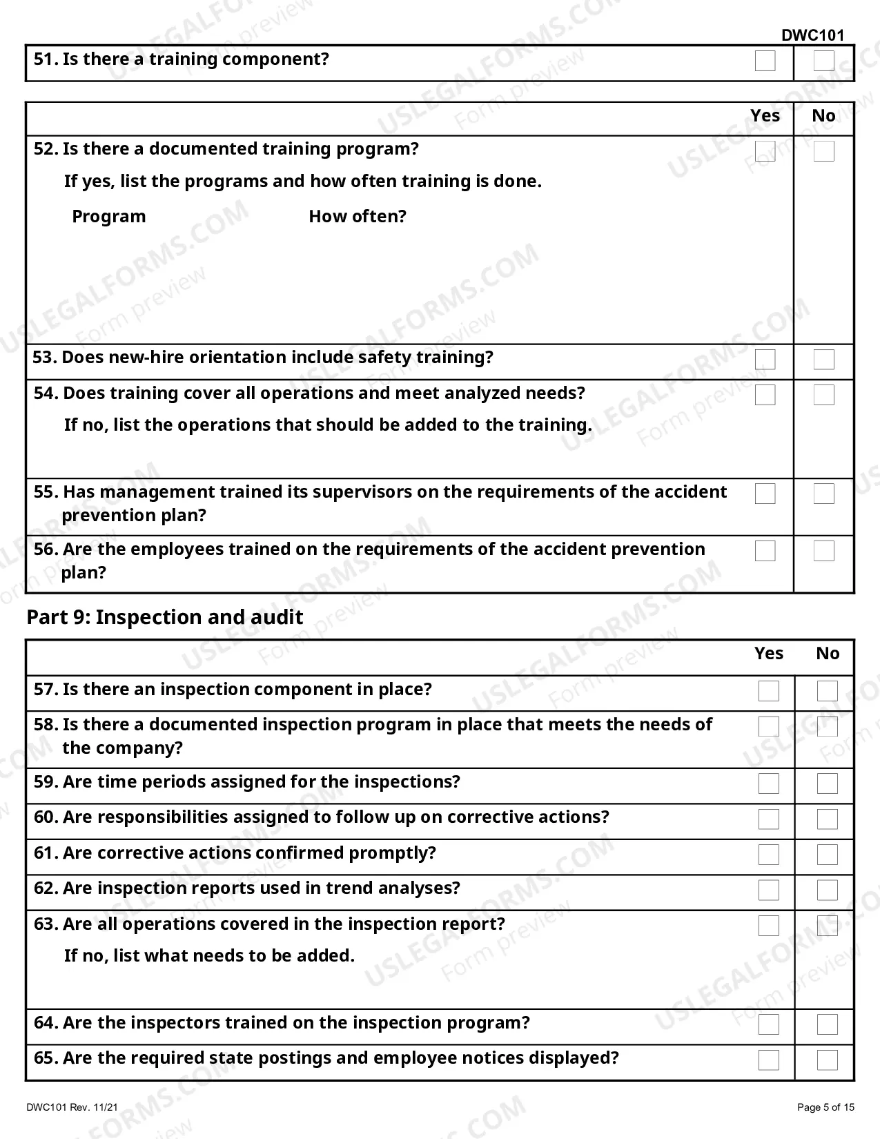 Preview Program Review Report