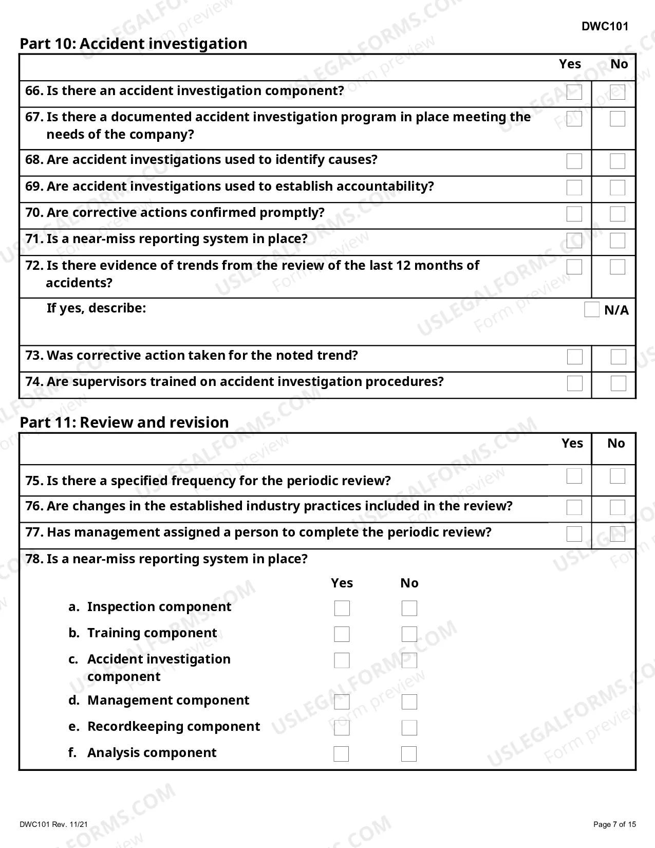 Preview Program Review Report