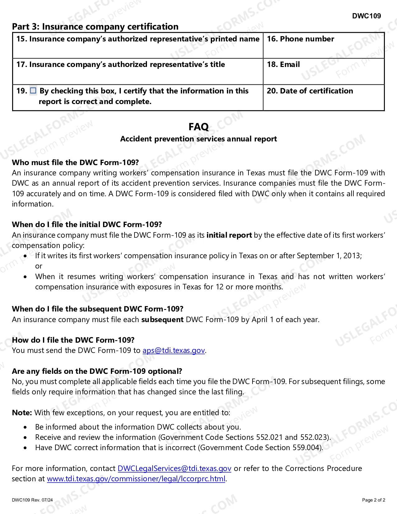 Preview Accident Prevention Services Annual Report