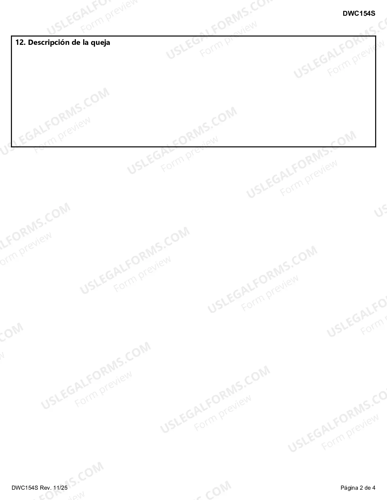 Preview Quejas de Compensacion para Trabajadores