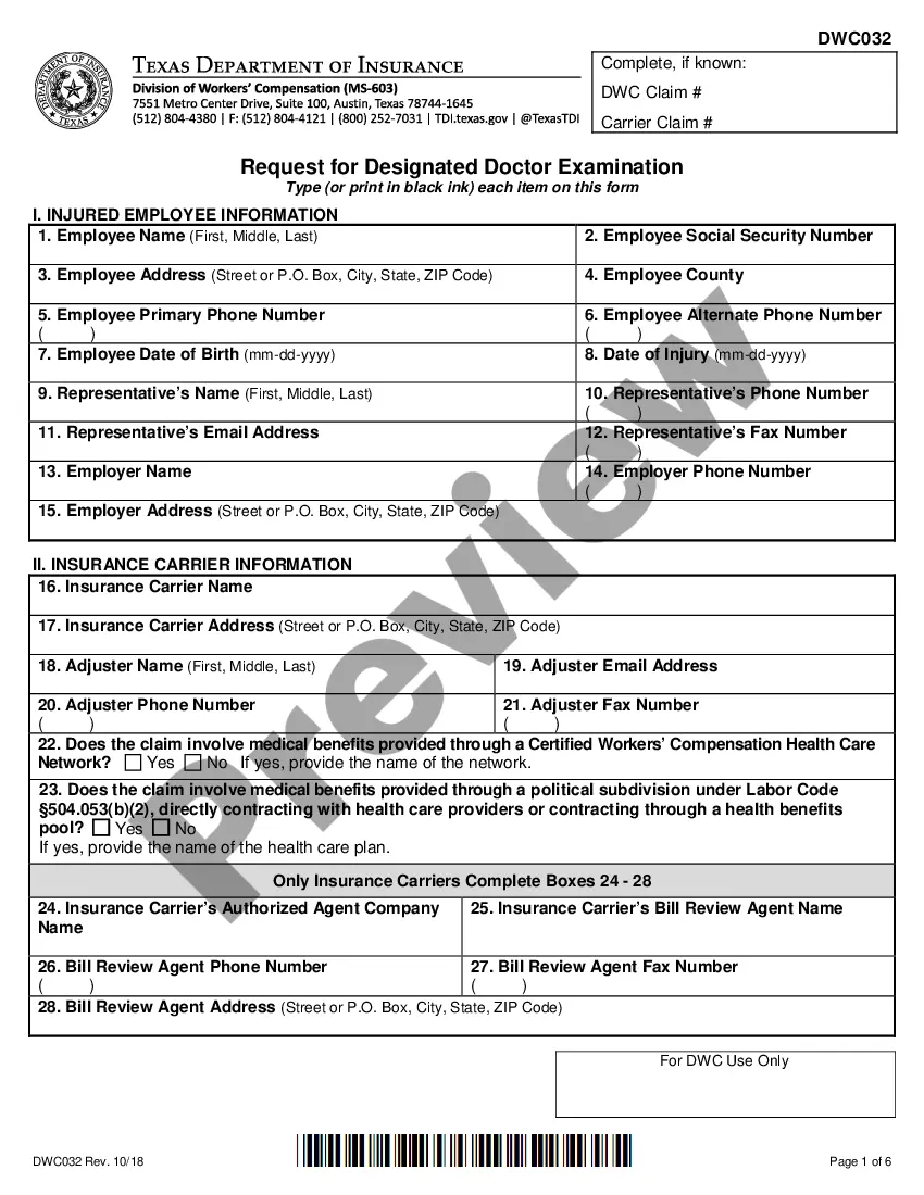 Texas Notice Of Mmi Rating Dispute For Workers Compensation Dispute Impairment Rating Texas