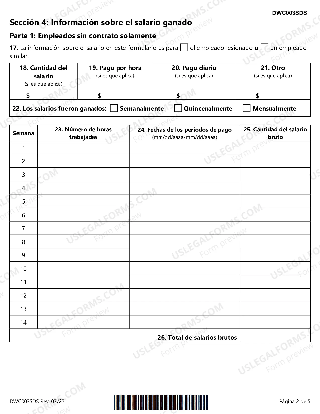 Preview Employers Wage Statement For School Districts (Spanish)