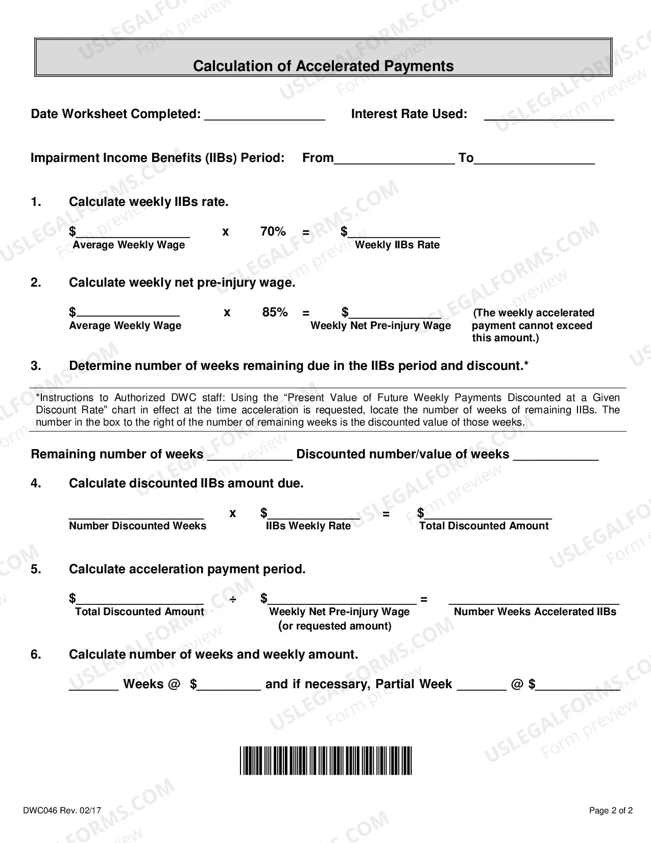 Preview Employees Request For Acceleration of Impairment Income Benefits