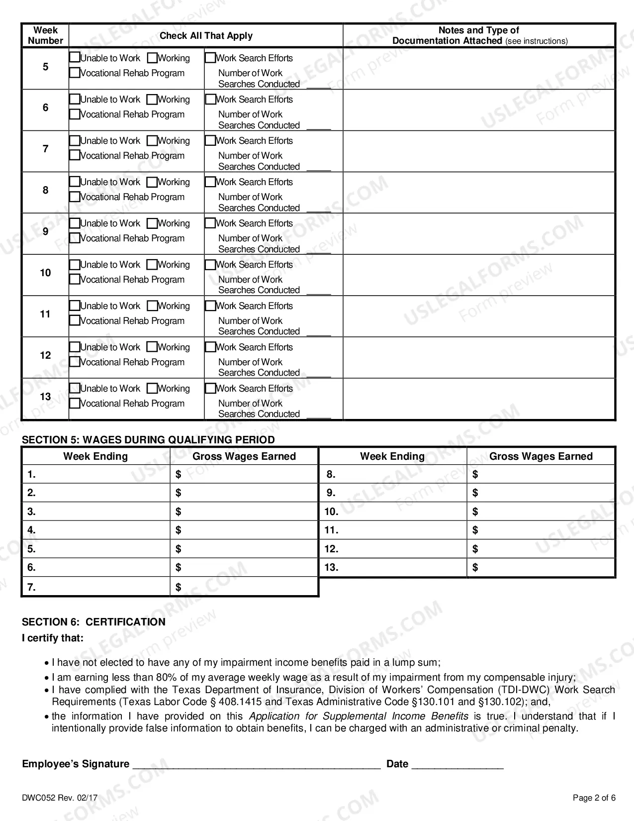 Preview Application For Supplemental Income Beneifts