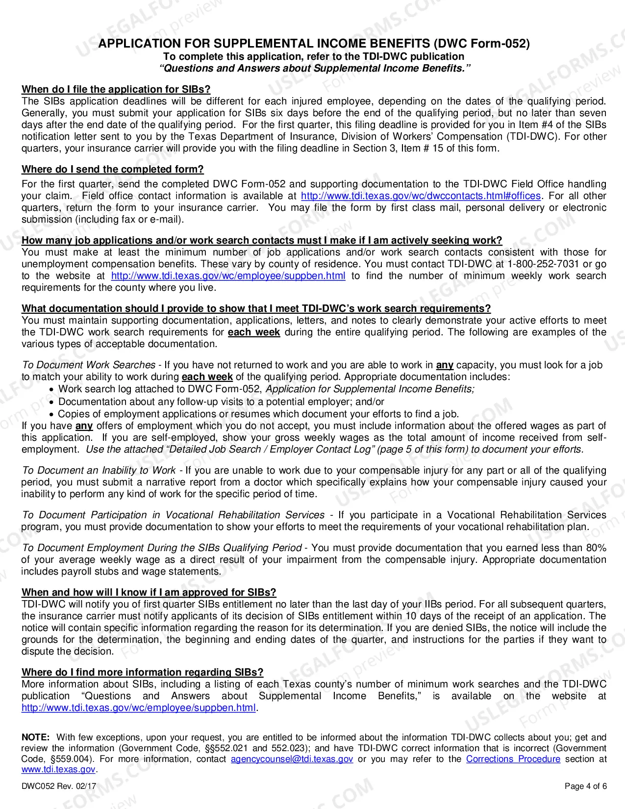 Preview Application For Supplemental Income Beneifts
