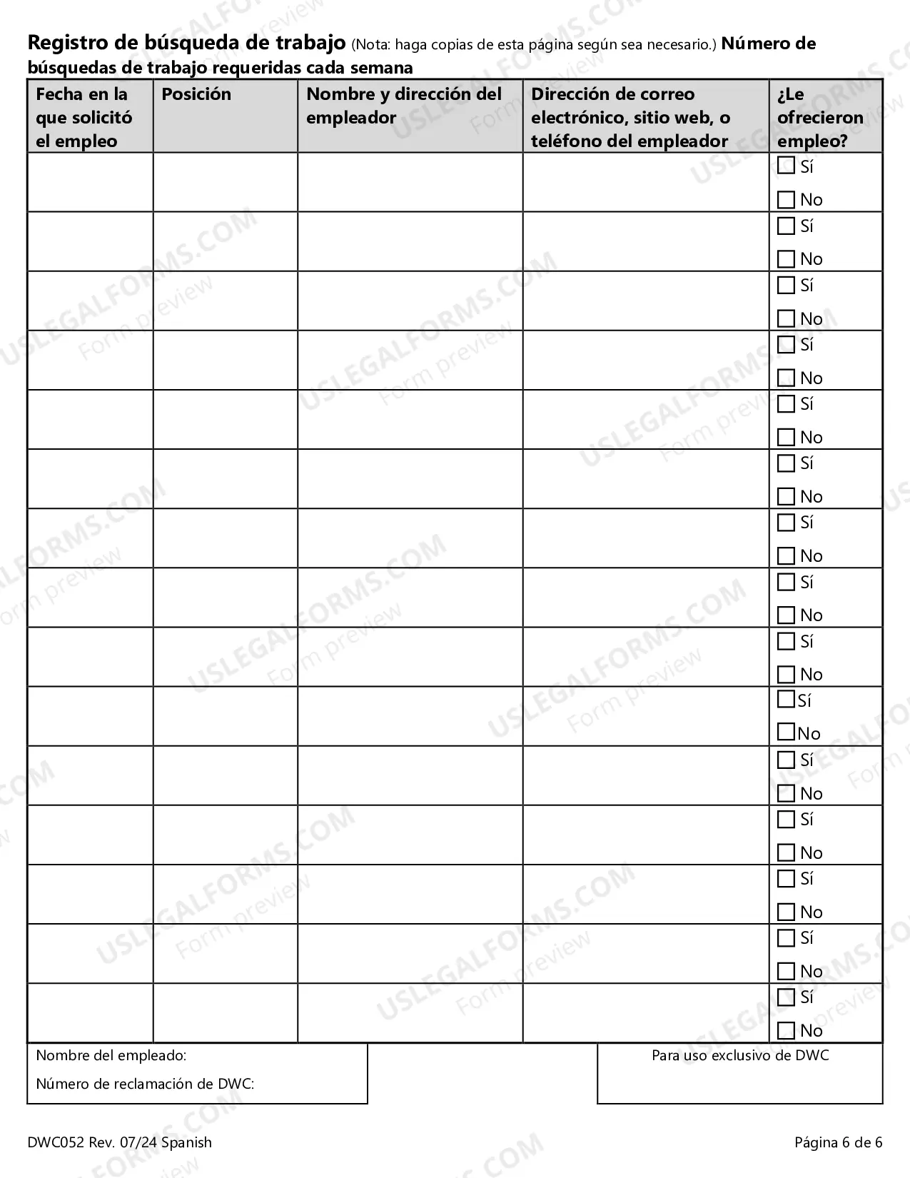 Preview Application For Supplemental Income Beneifts (Spanish)