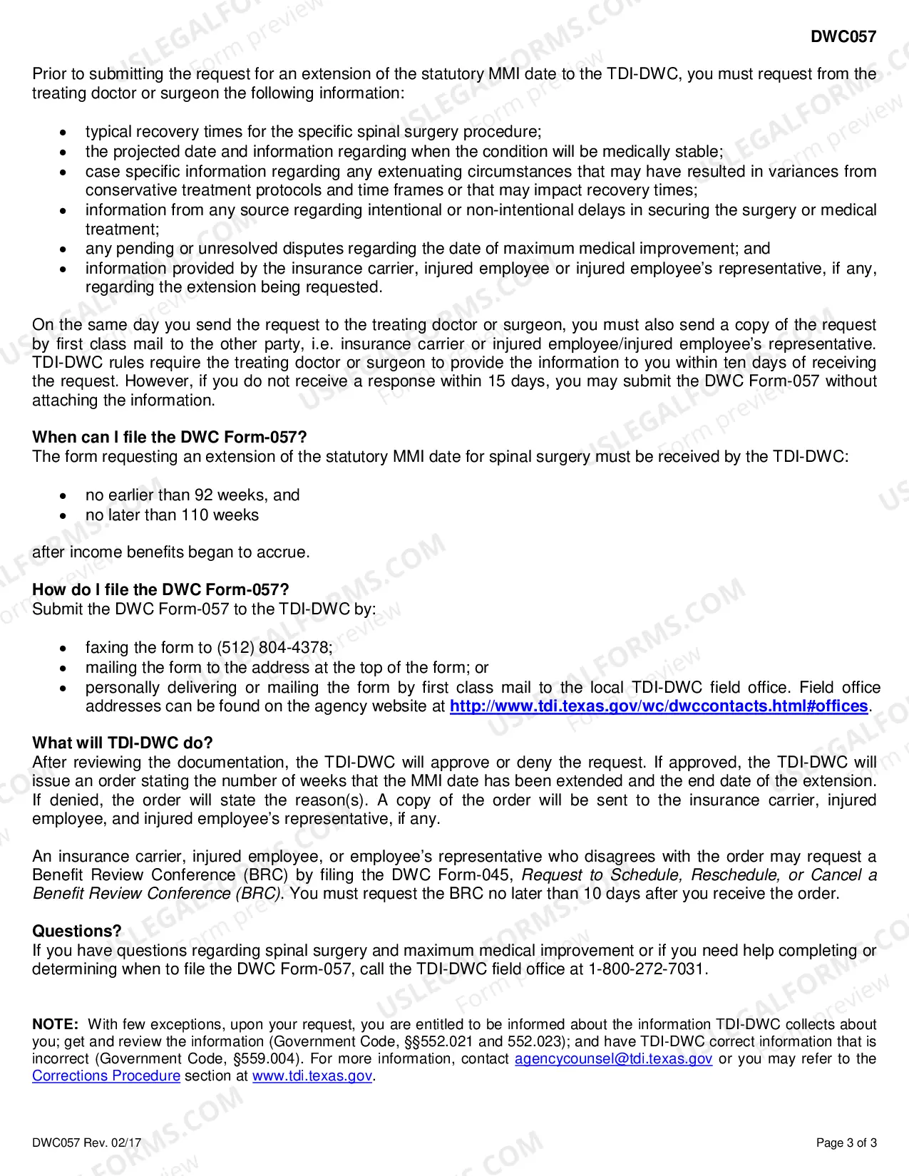 Preview Request For Extension of Maximum Medical Improvement For Spinal Surgery