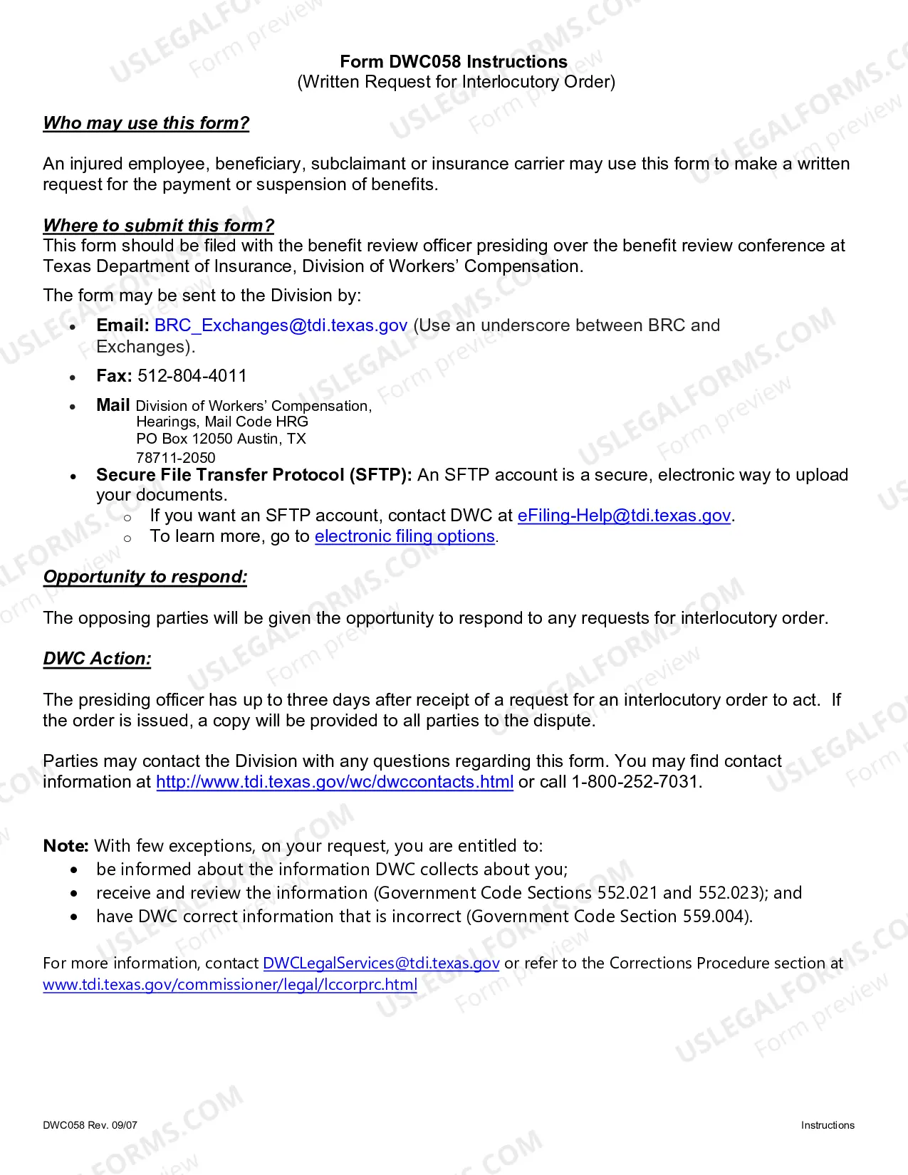 Preview Written Request For Interlocutory Order