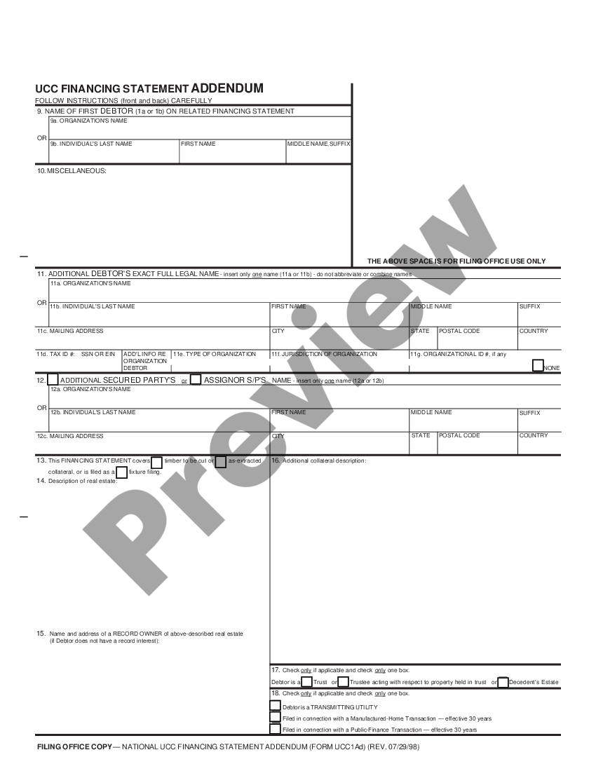 Texas Ucc Statement Request Form