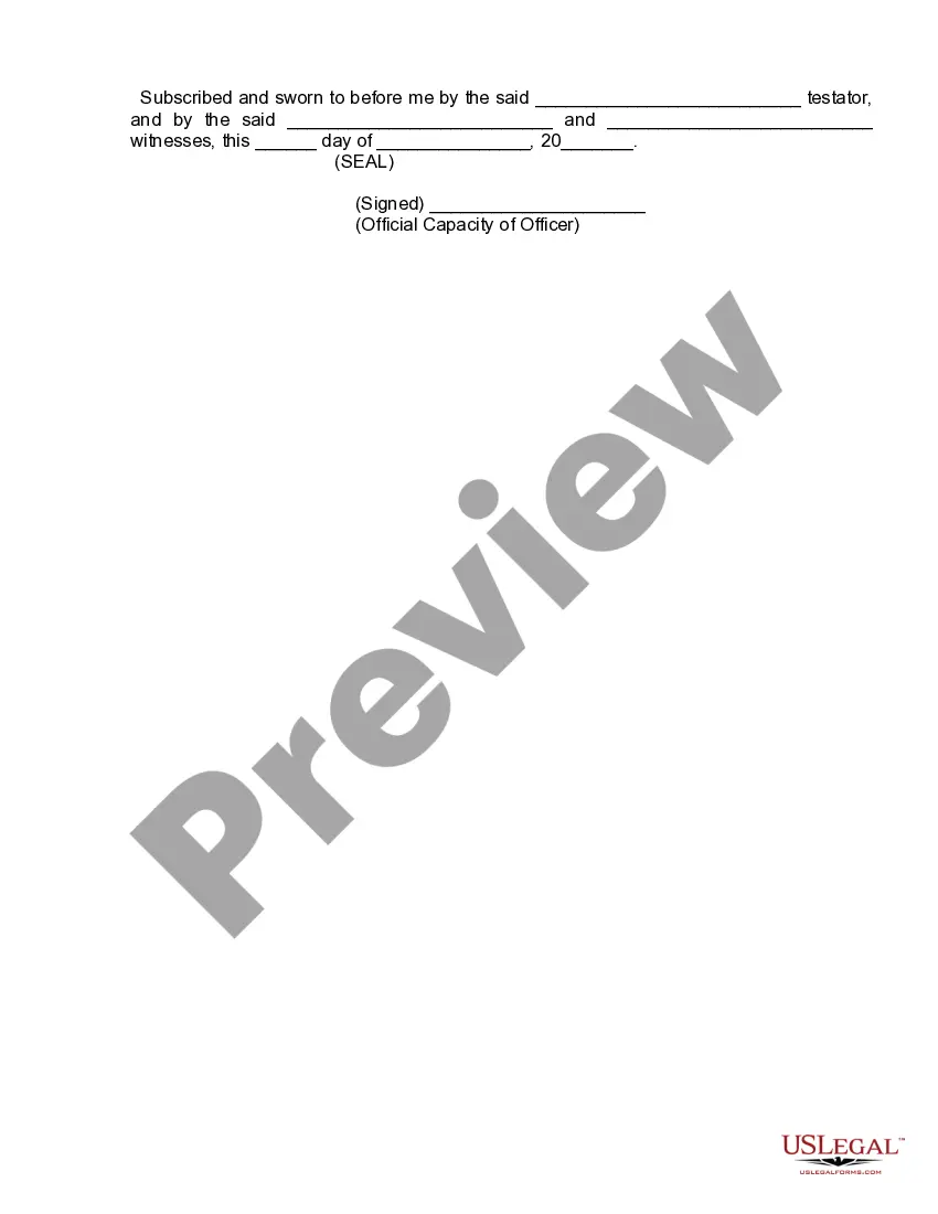 Get Codicil to Will Form for Amending Your Will - Will Changes or Amendments Preview Codicil to Will Form for Amending Your Will - Will Changes or Amendments