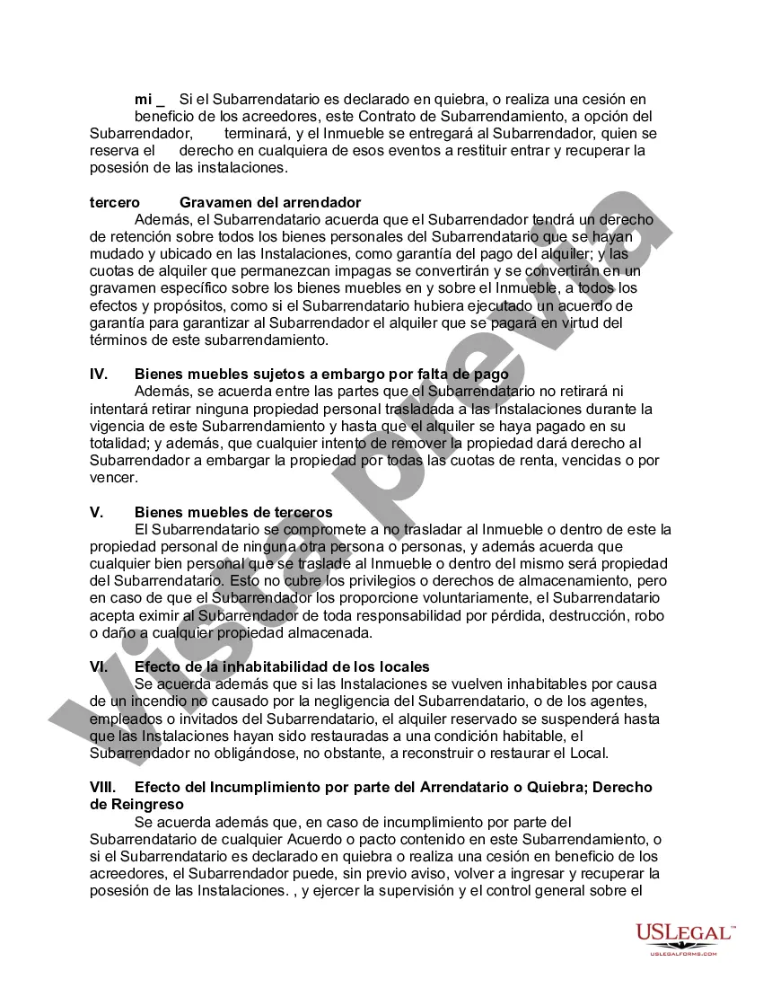 Preview Acuerdo de subarrendamiento de apartamento cooperativo