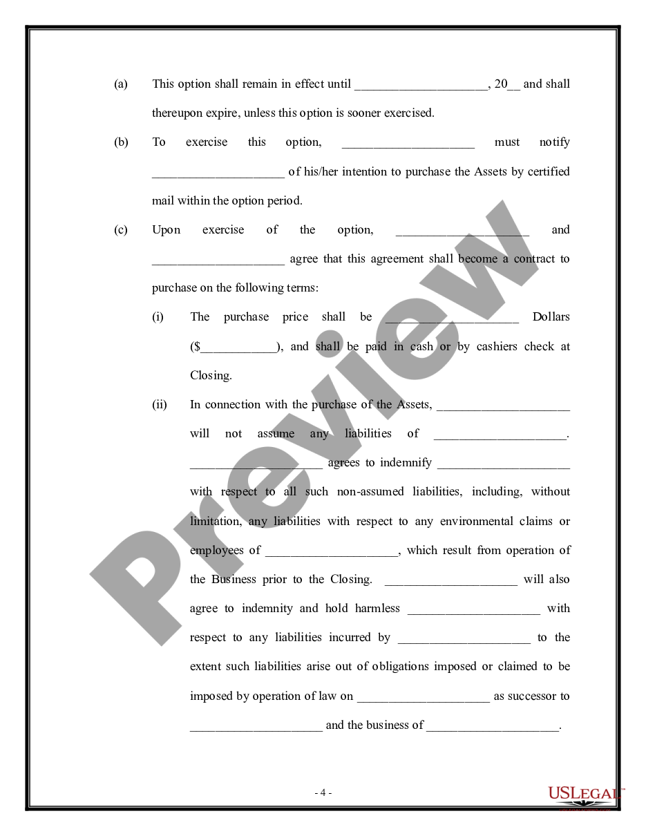 page 3 Management Agreement and Option to Purchase and Own preview