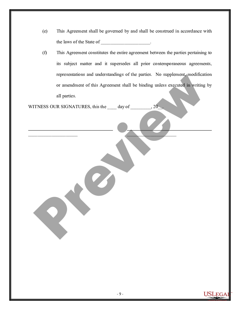page 8 Management Agreement and Option to Purchase and Own preview